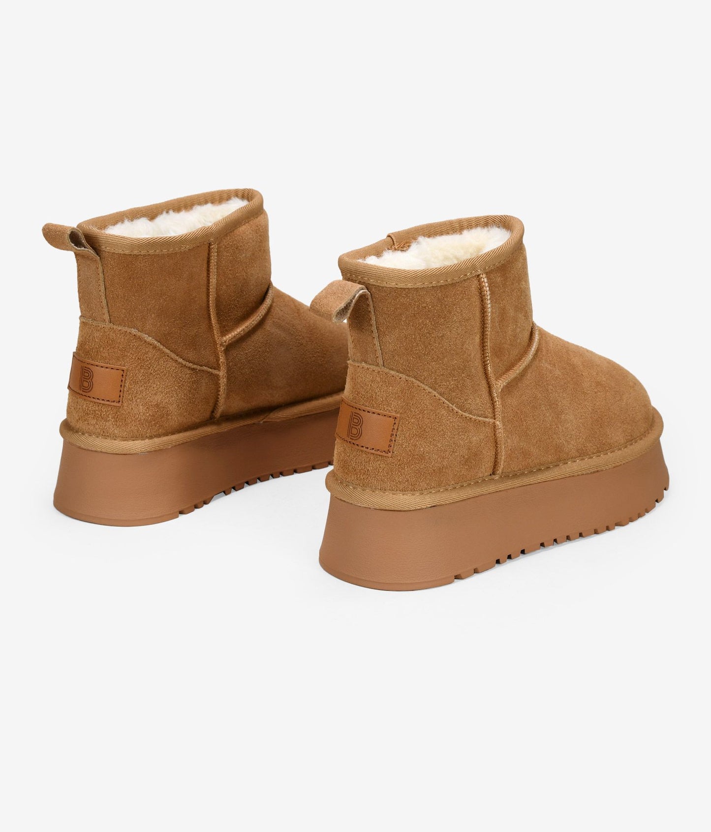 Boots d'hiver pour femme avec plateforme, confortables et stylées