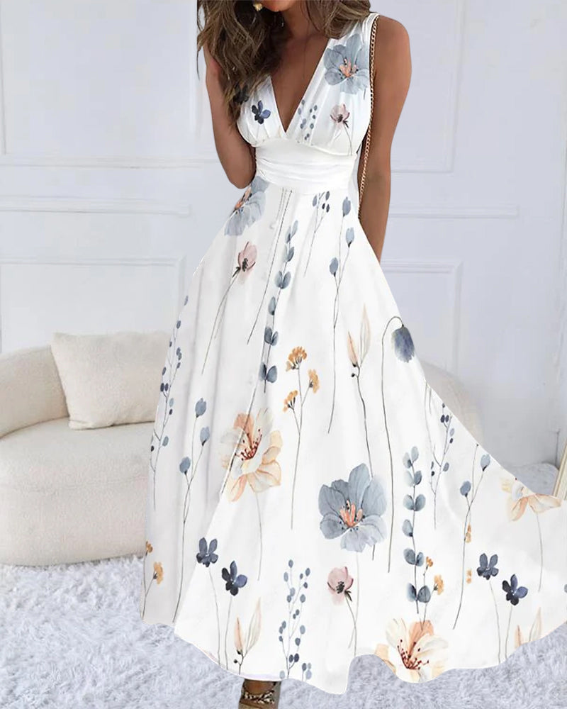 Alice Leroy | Robe sans manches imprimée