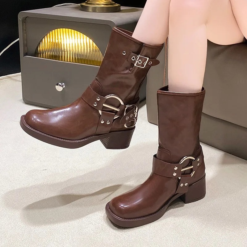 Bottes à boucles hautes - Plantée
