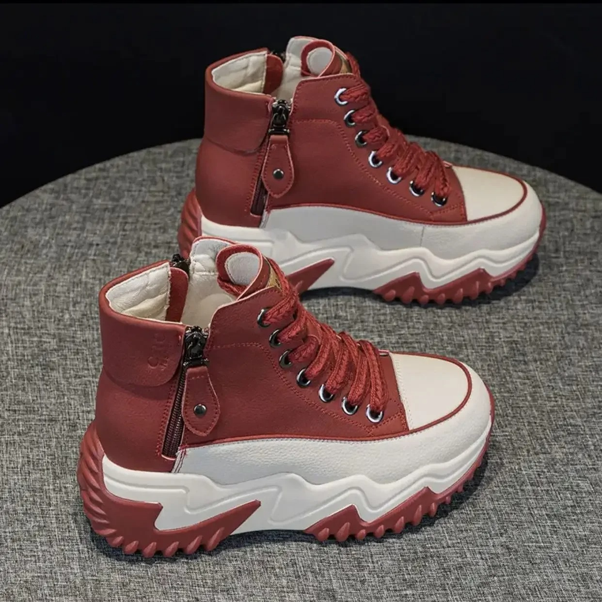 Flore - Chaussures D'Hiver À Semelle Souple Et À Fermeture Éclair Pour Dames