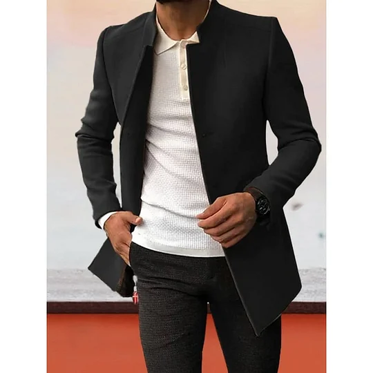 Blazer ajusté moderne pour hommes
