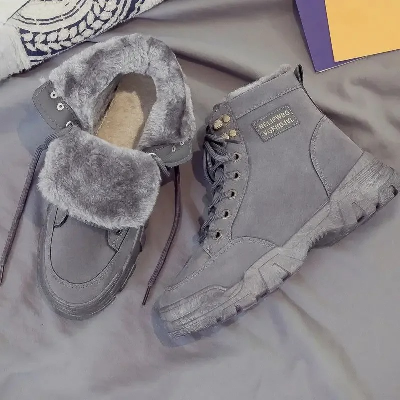 Amber - Chaussures D'Hiver À Semelles Épaisses Et Hautes Pour Dames
