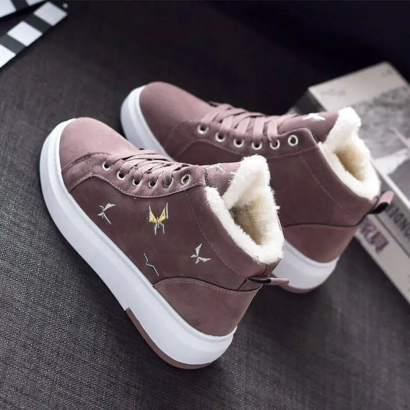 Lucille - Chaussures hautes d'hiver imprimées pour femmes