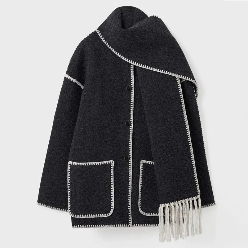 Élodie Lavin | Manteau en laine élégant