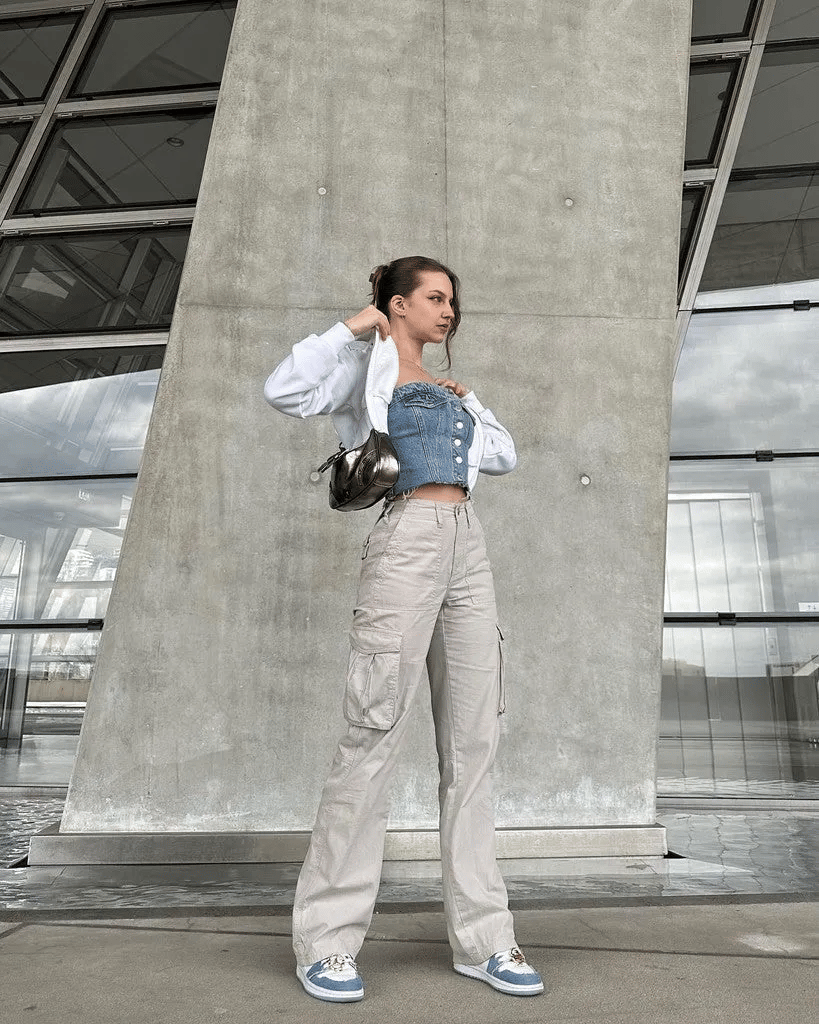 Remi Pantalon cargo réglable