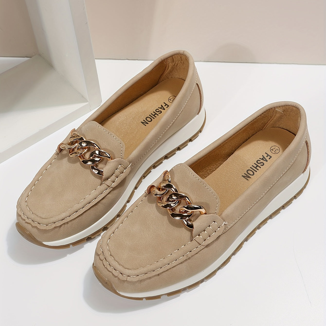 Victoire - Mocassins Décorés De Chaînes