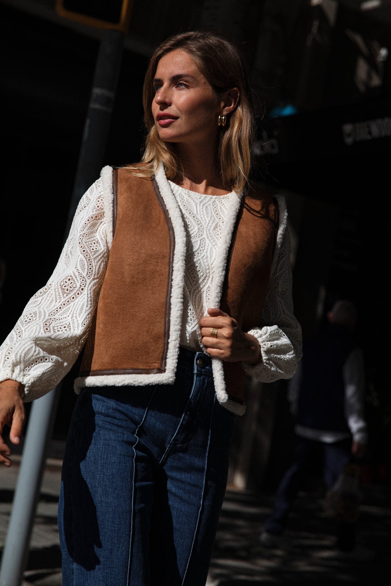 Gilet sans manches élégant pour un look polyvalent