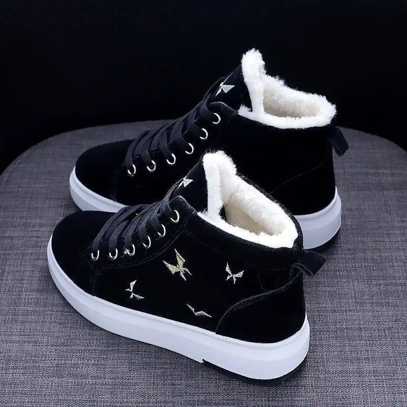 Lucille - Chaussures hautes d'hiver imprimées pour femmes