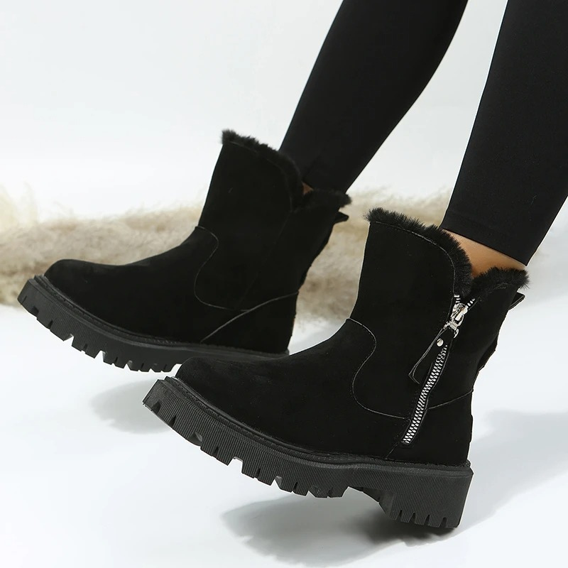 Sophie - Bottes d'hiver légères et rembourrées avec semelle souple