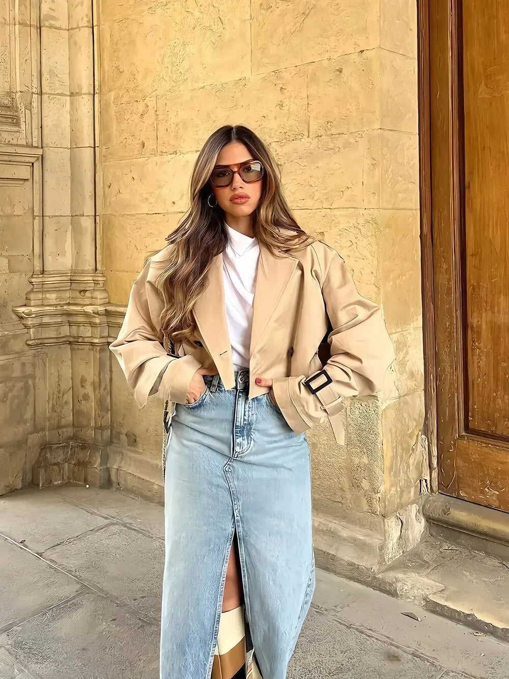 Manteau taille moyenne - Jacalynn