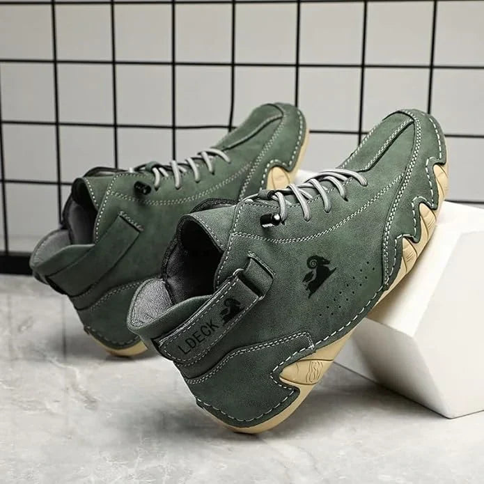 StrideGlide - votre chaussure de saut pour tous les terrains, style italien.