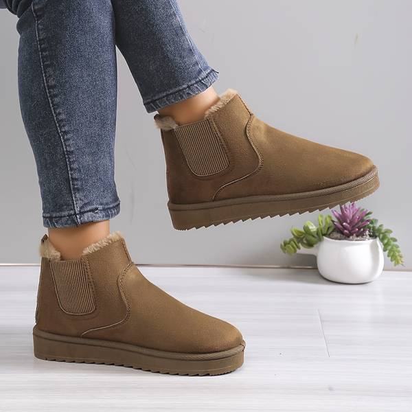 Margaux - Bottes D'Hiver En Laine Polaire