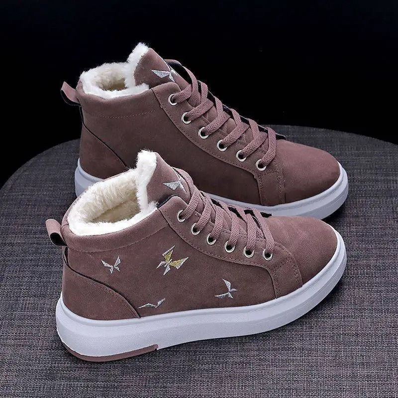 Lucille - Chaussures hautes d'hiver imprimées pour femmes