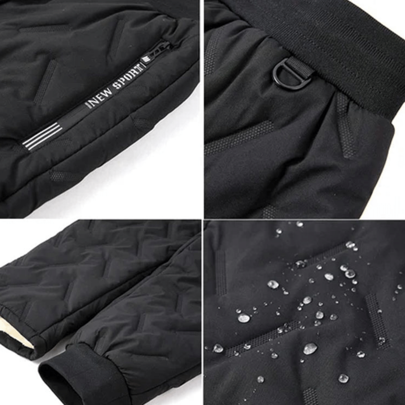 Pantalon Unisexe Doublé En Polaire