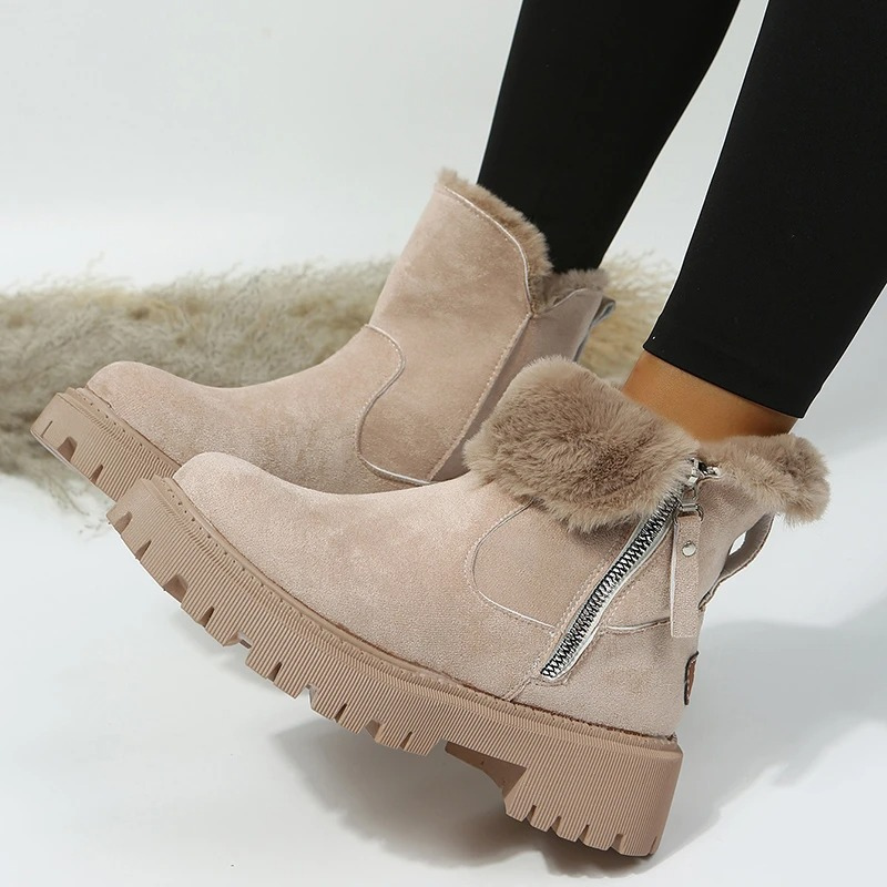 Sophie - Bottes d'hiver légères et rembourrées avec semelle souple