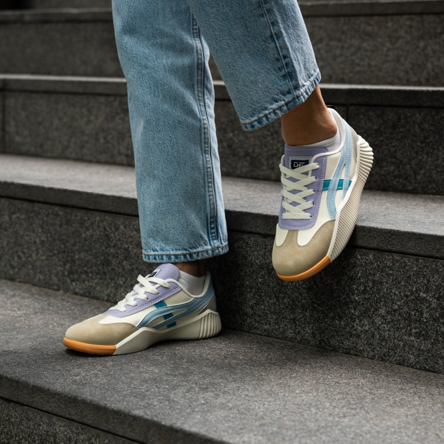 Raniya - Baskets vintage ultra confortables