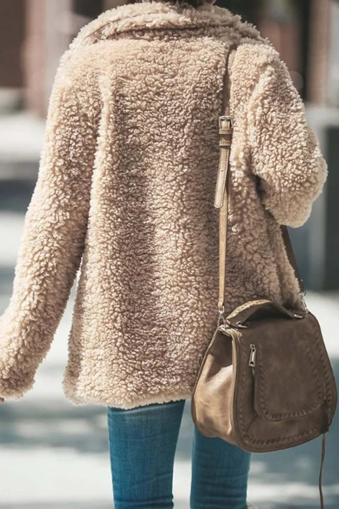Cardigan en Molleton d'Hiver pour Femme – Veste Chaude et Confortable