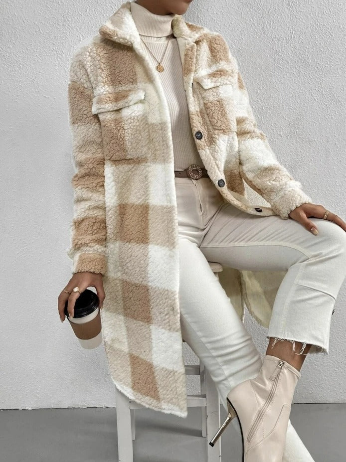 Kailany - Manteau d'hiver en fourrure de nounours