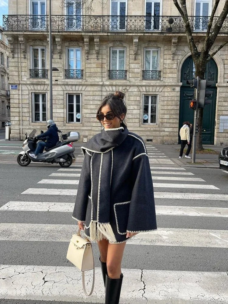 Élodie Lavin | Manteau en laine élégant
