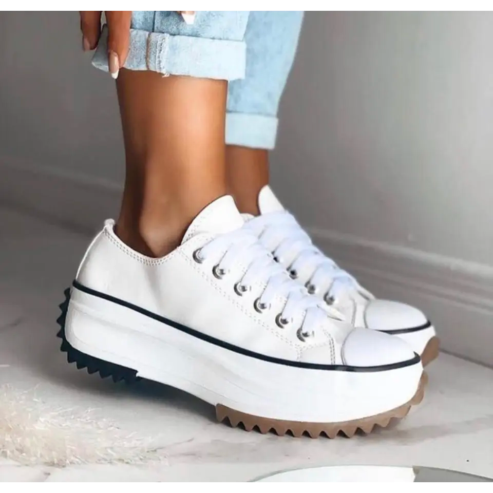 Baskets tendance à semelle surélevée