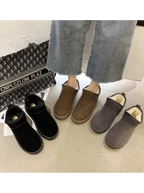 Lucille - Bottes basses d'hiver rembourrées