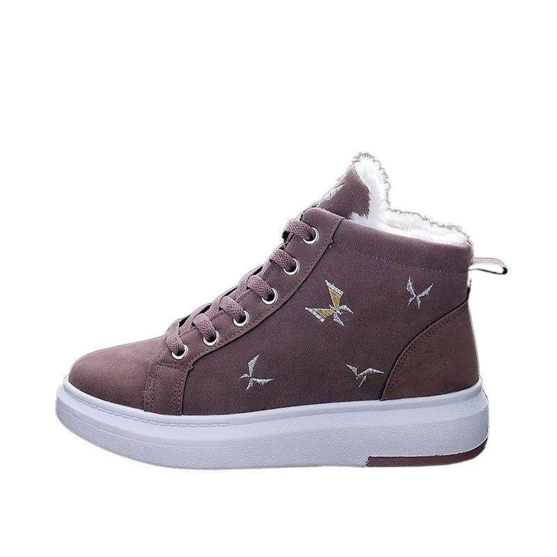 Lucille - Chaussures hautes d'hiver imprimées pour femmes