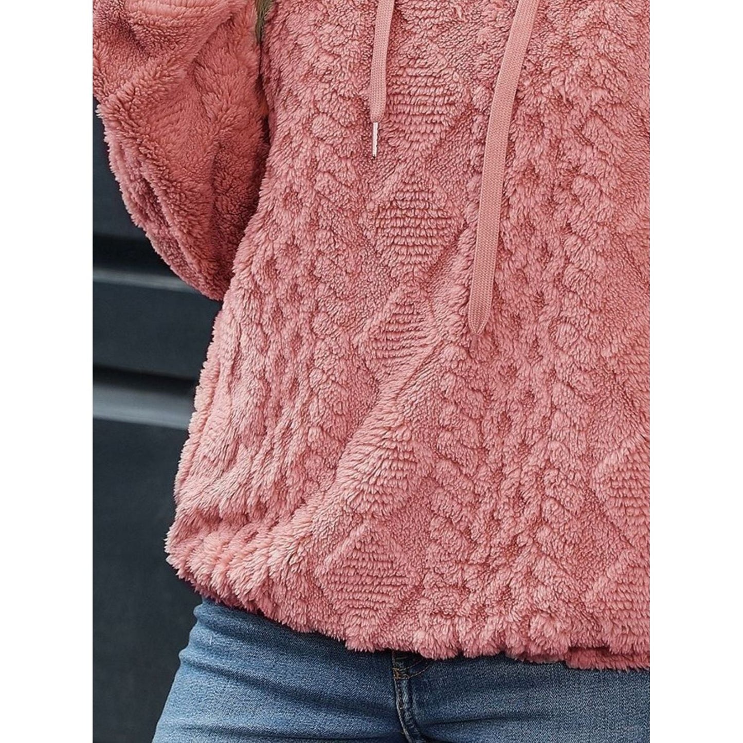 Mila - Sweat à Capuche en Tissu Doux avec Manches Longues et Cordon pour Femme
