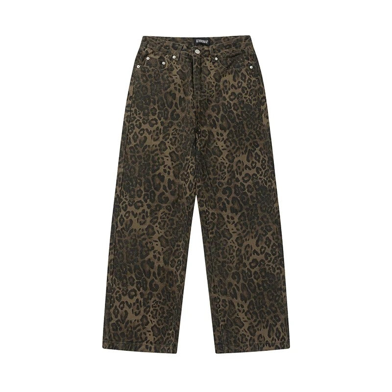 Dulce - Jean léopard vintage pour Femme
