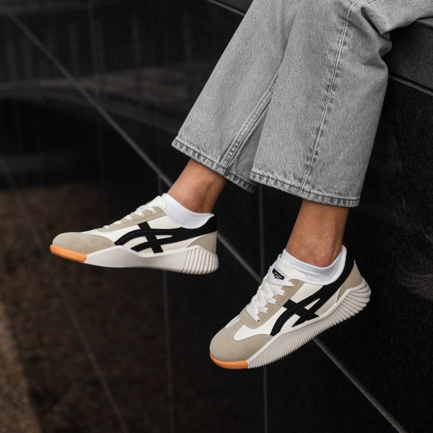 Raniya - Baskets vintage ultra confortables