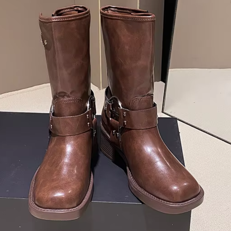 Bottes à boucles hautes - Plantée