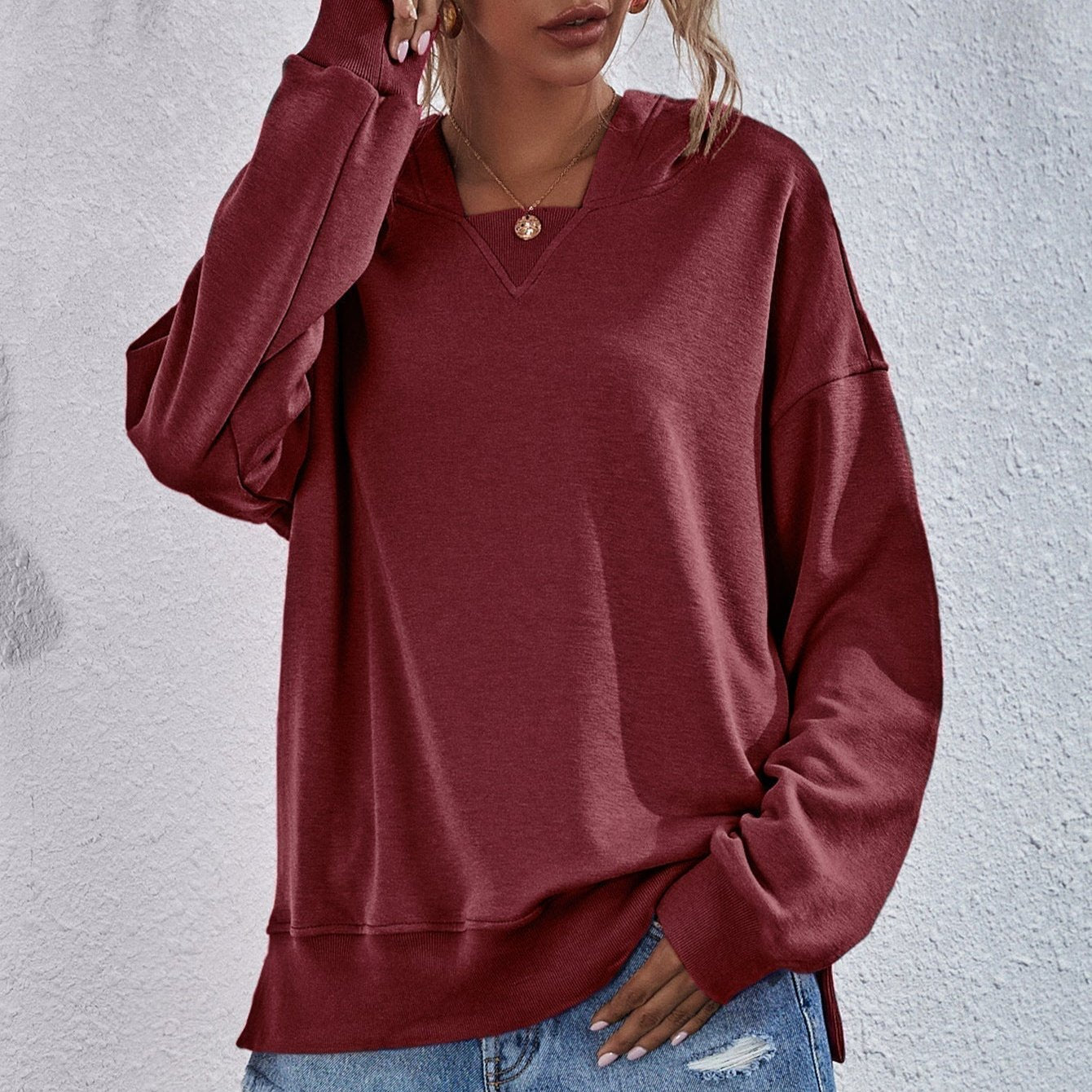 Sienna - Pull oversize coupe décontractée pour l'automne pour femme