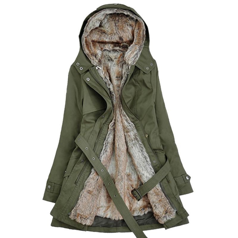 Parka chaude avec ceinture - Tynice