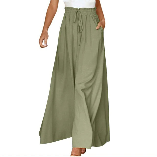 Pantalon ample en lin - Aviva