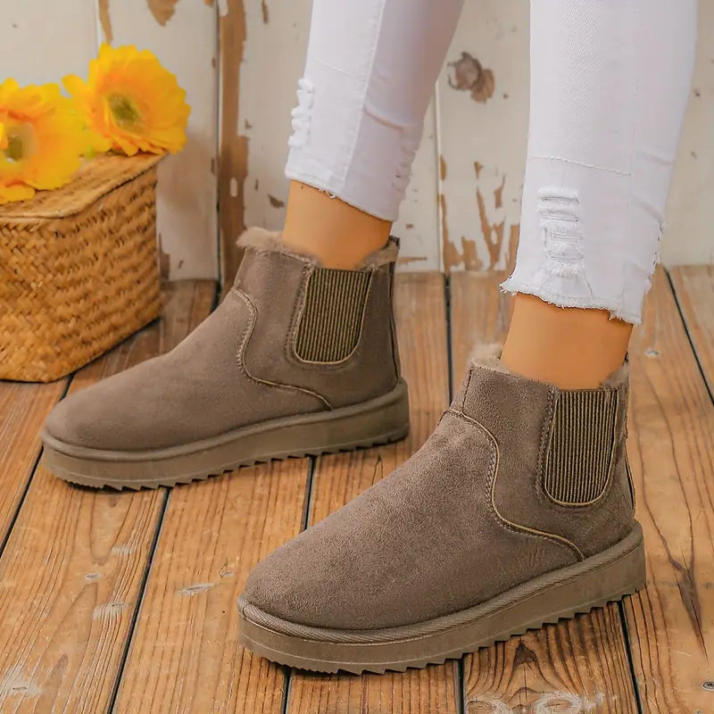 Margaux - Bottes D'Hiver En Laine Polaire