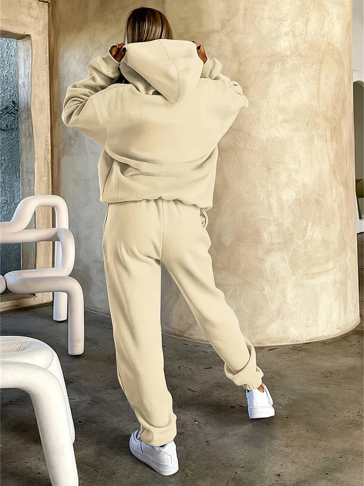 Lena - Ensemble Décontracté avec Hoodie Tendance et Jogging pour Femme