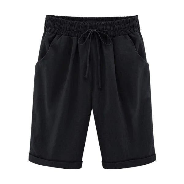 Elisa - Short d'été décontracté et confortable à taille élastique