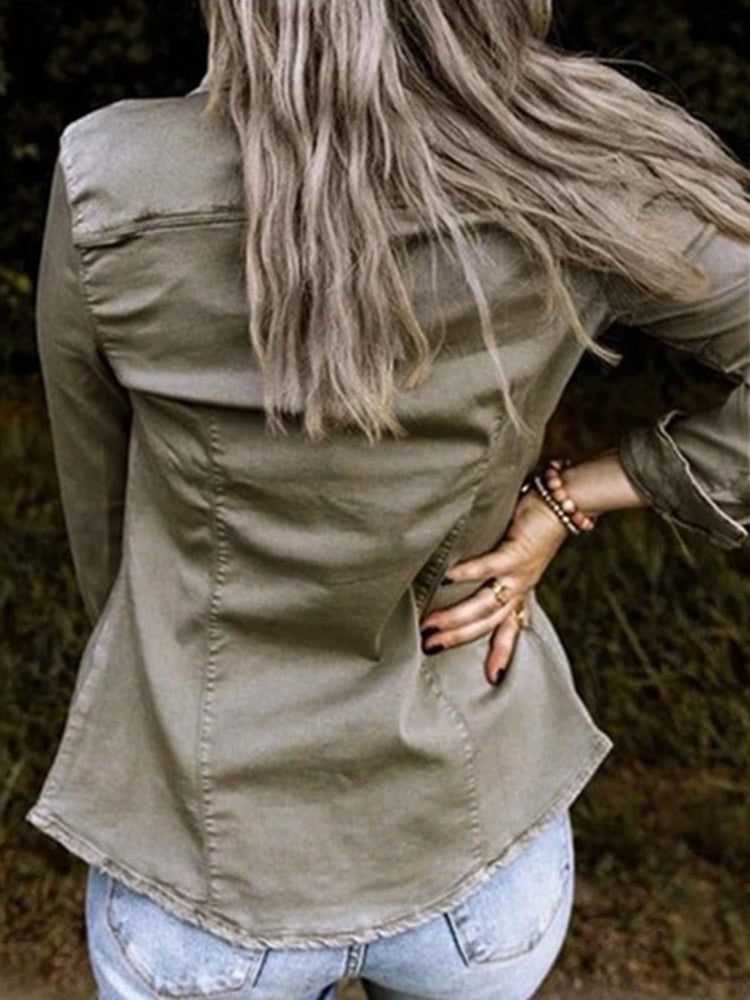 Veste décontractée à manches longues - Annora