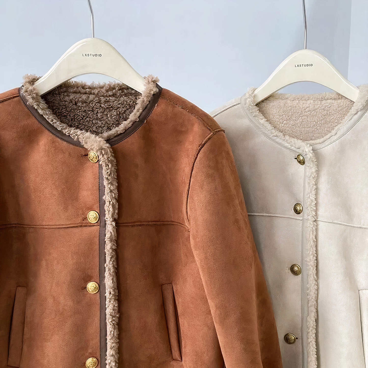 Veste Sherpa Boutonnée - Jolana