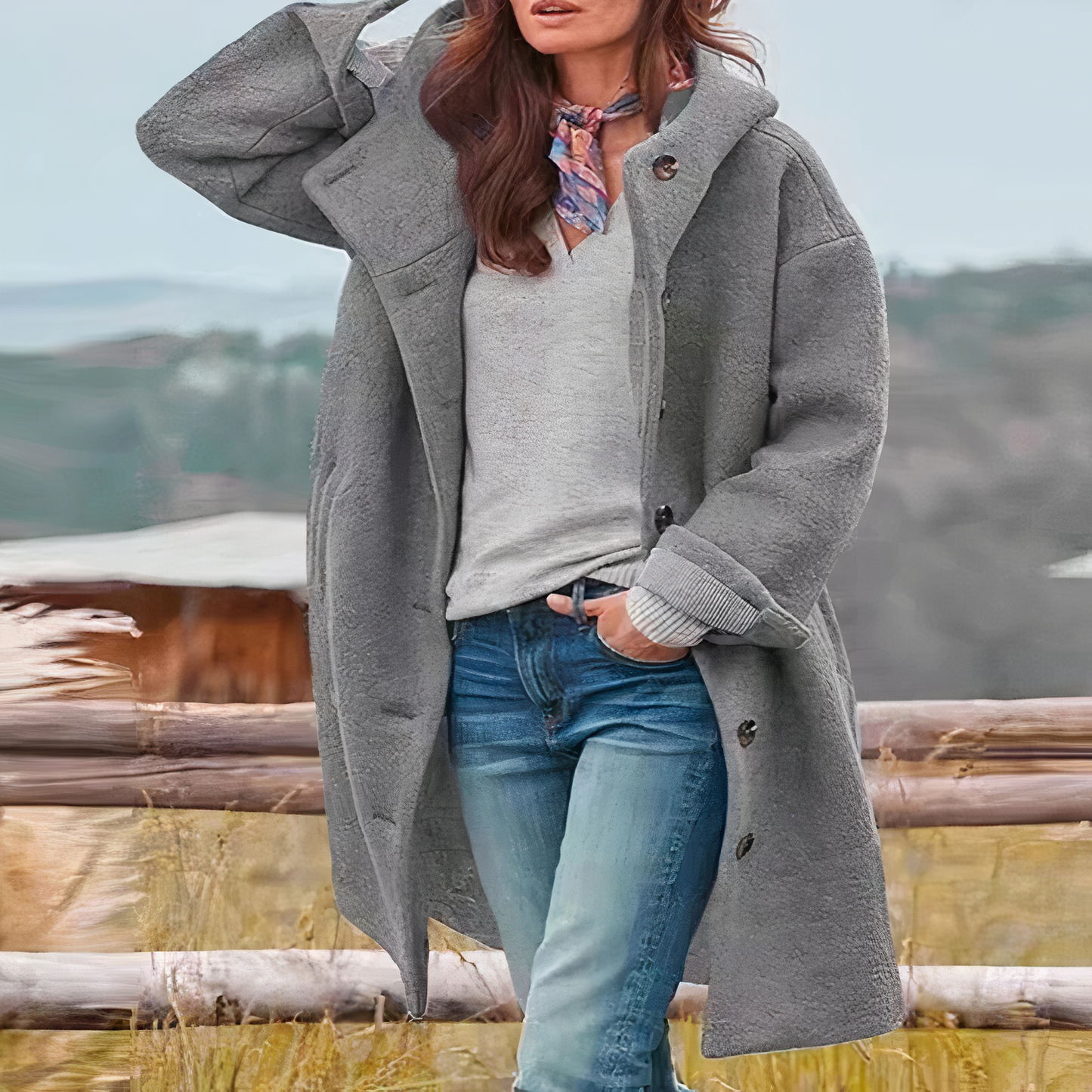 Chantal - Veste En Laine Élégante