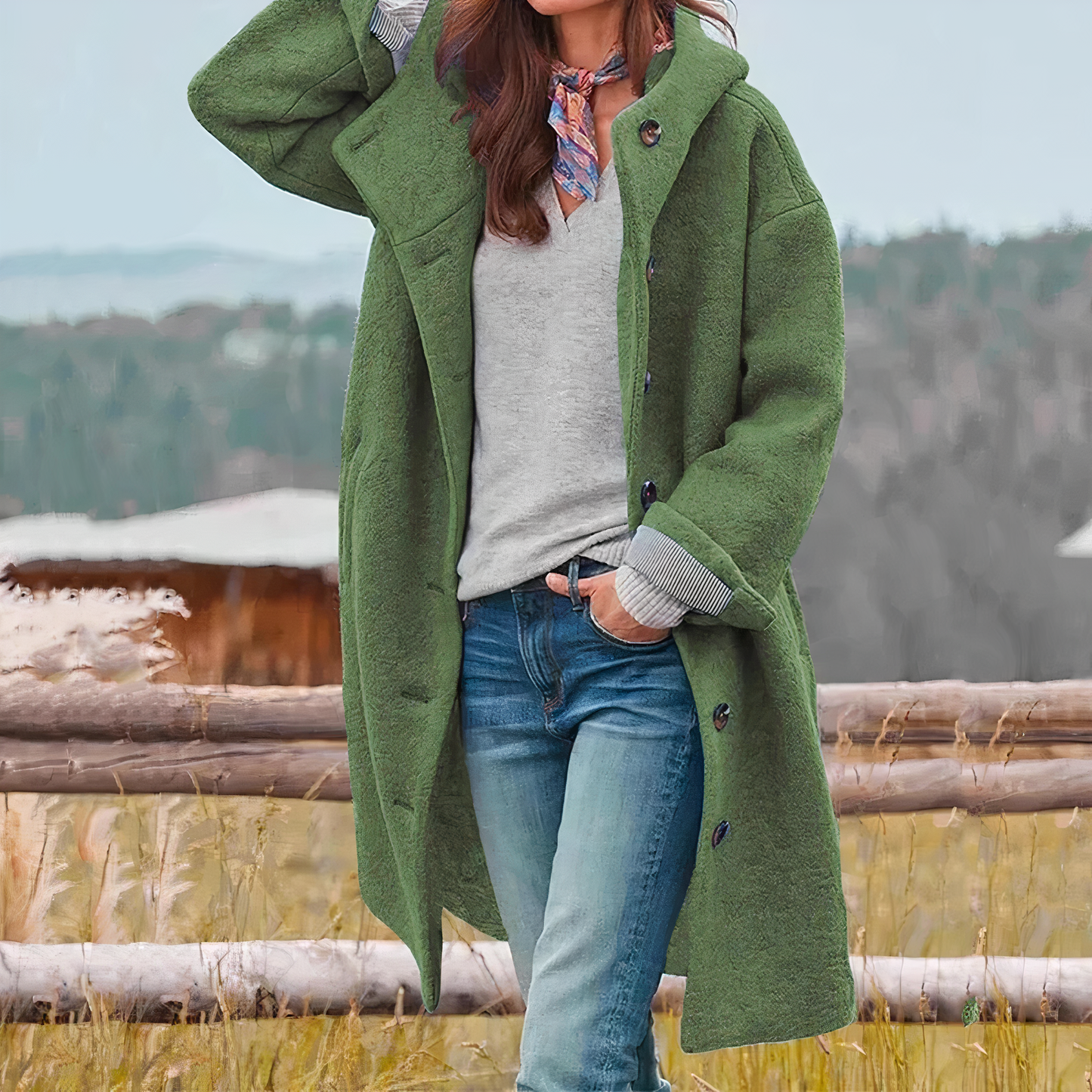 Chantal - Veste En Laine Élégante