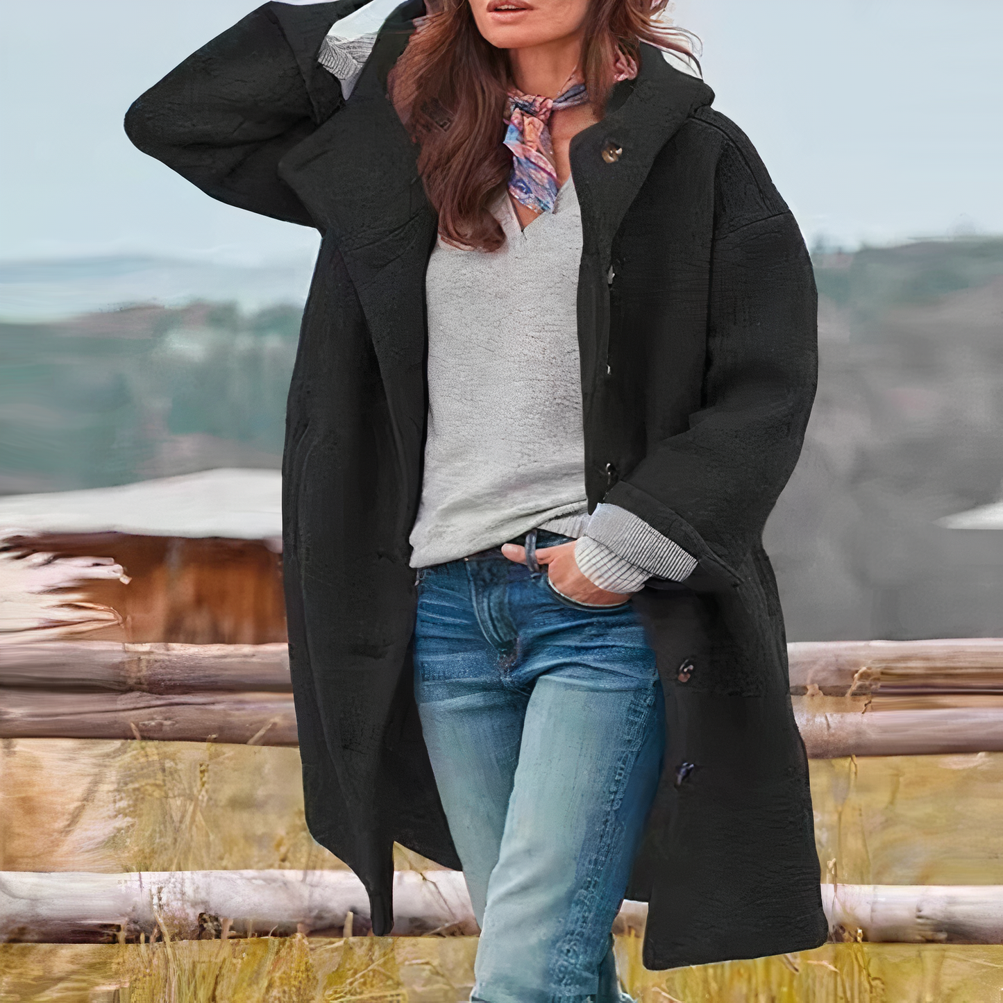 Chantal - Veste En Laine Élégante