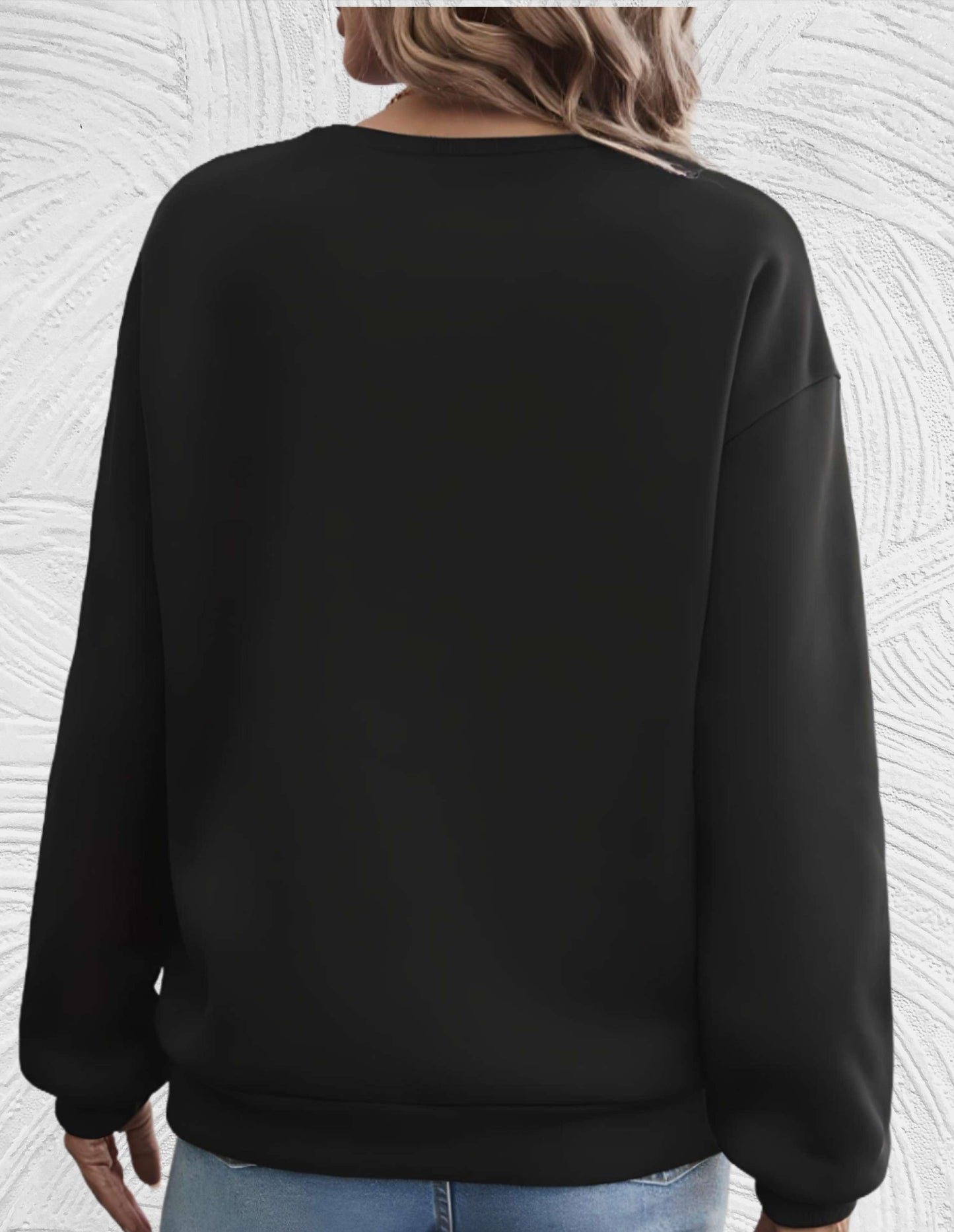 Eilian - Pull surdimensionné à col rond pour femme