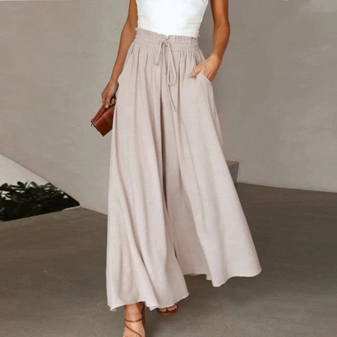 Émilie - Pantalon Large D'Été