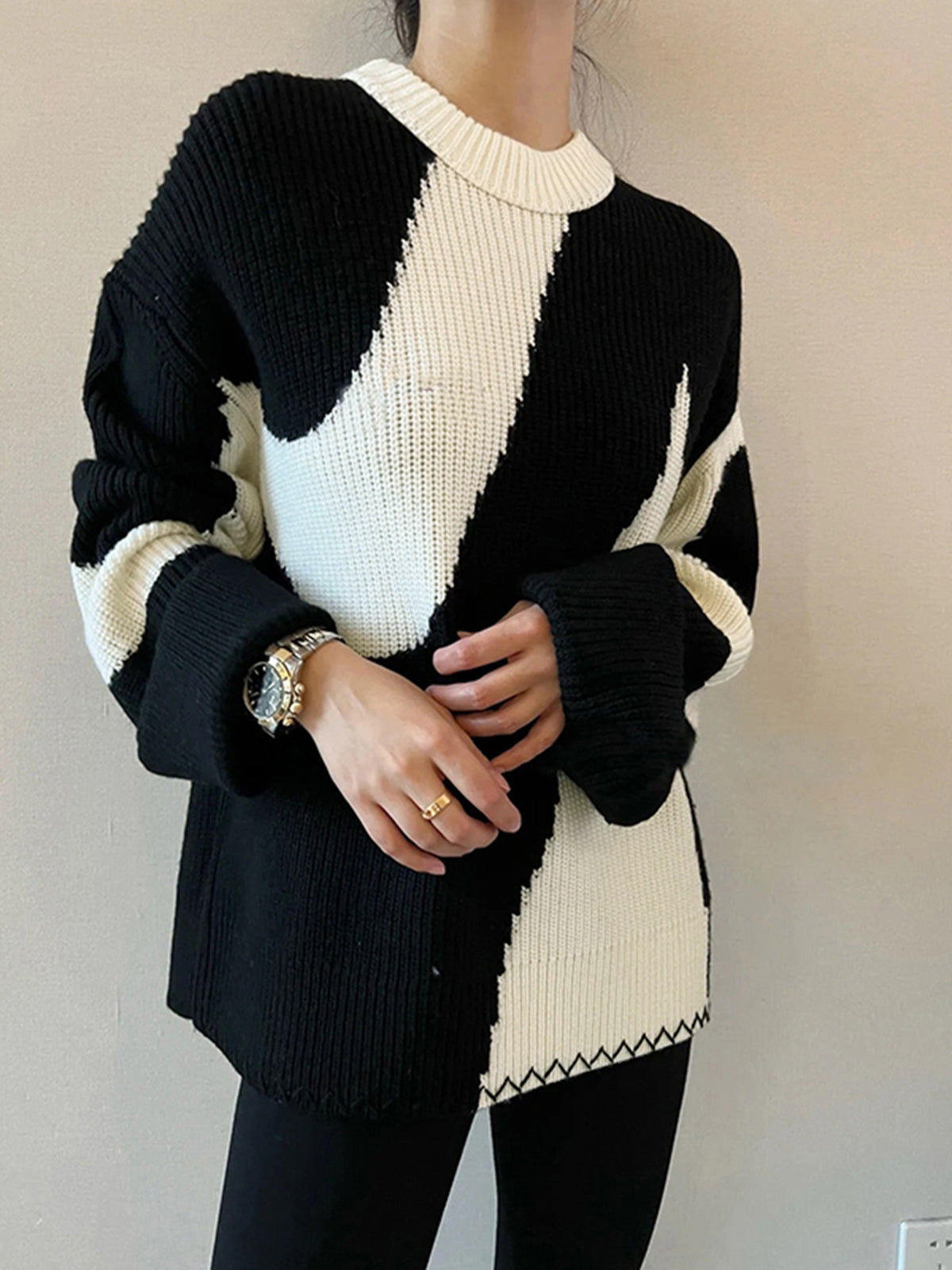 La Vie │ Pull zébré