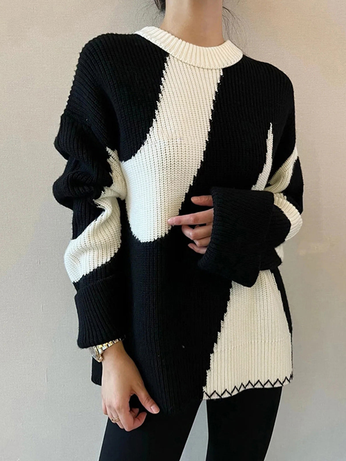 La Vie │ Pull zébré