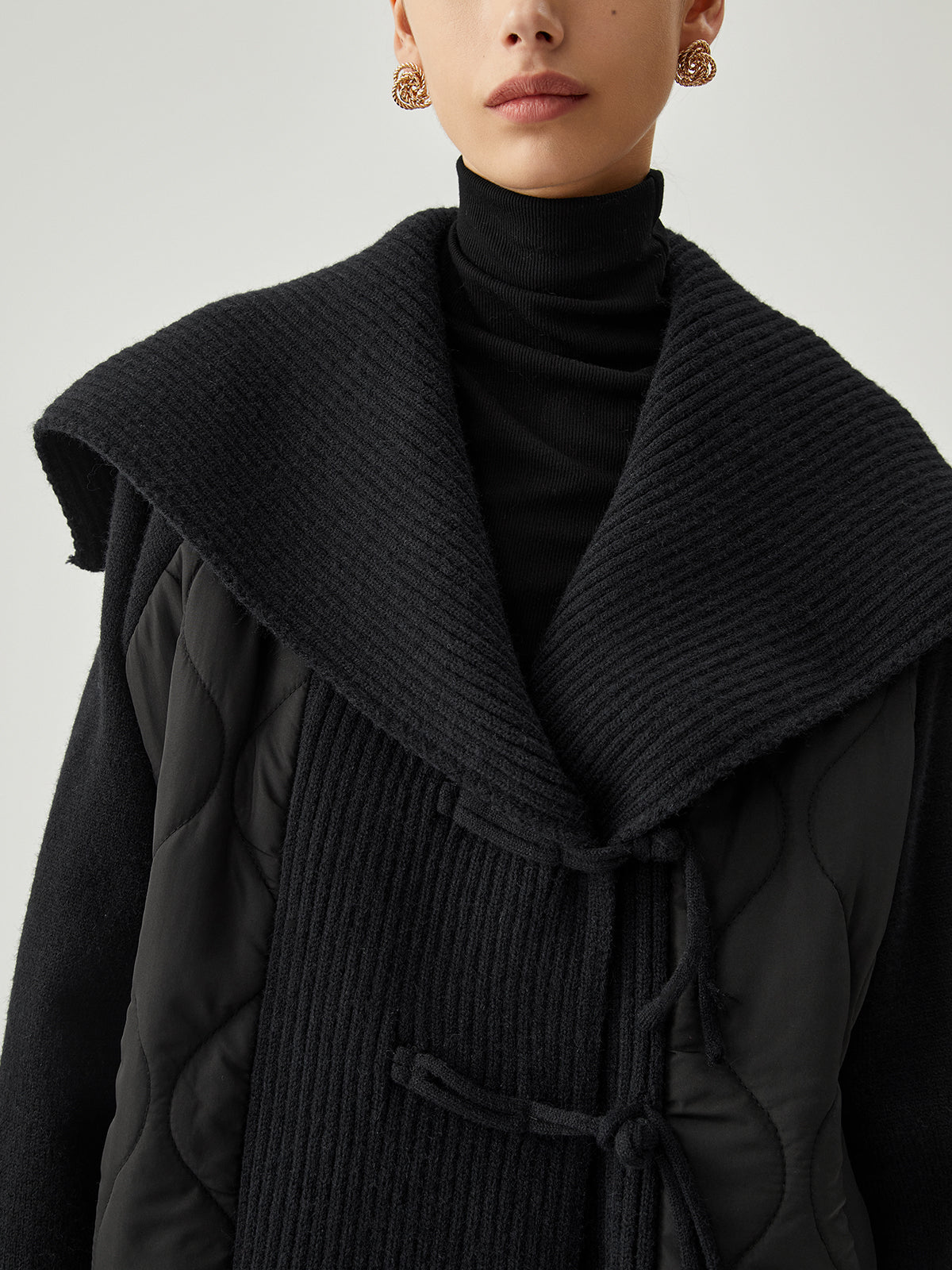 La Vie │ Manteau d'hiver géométrique