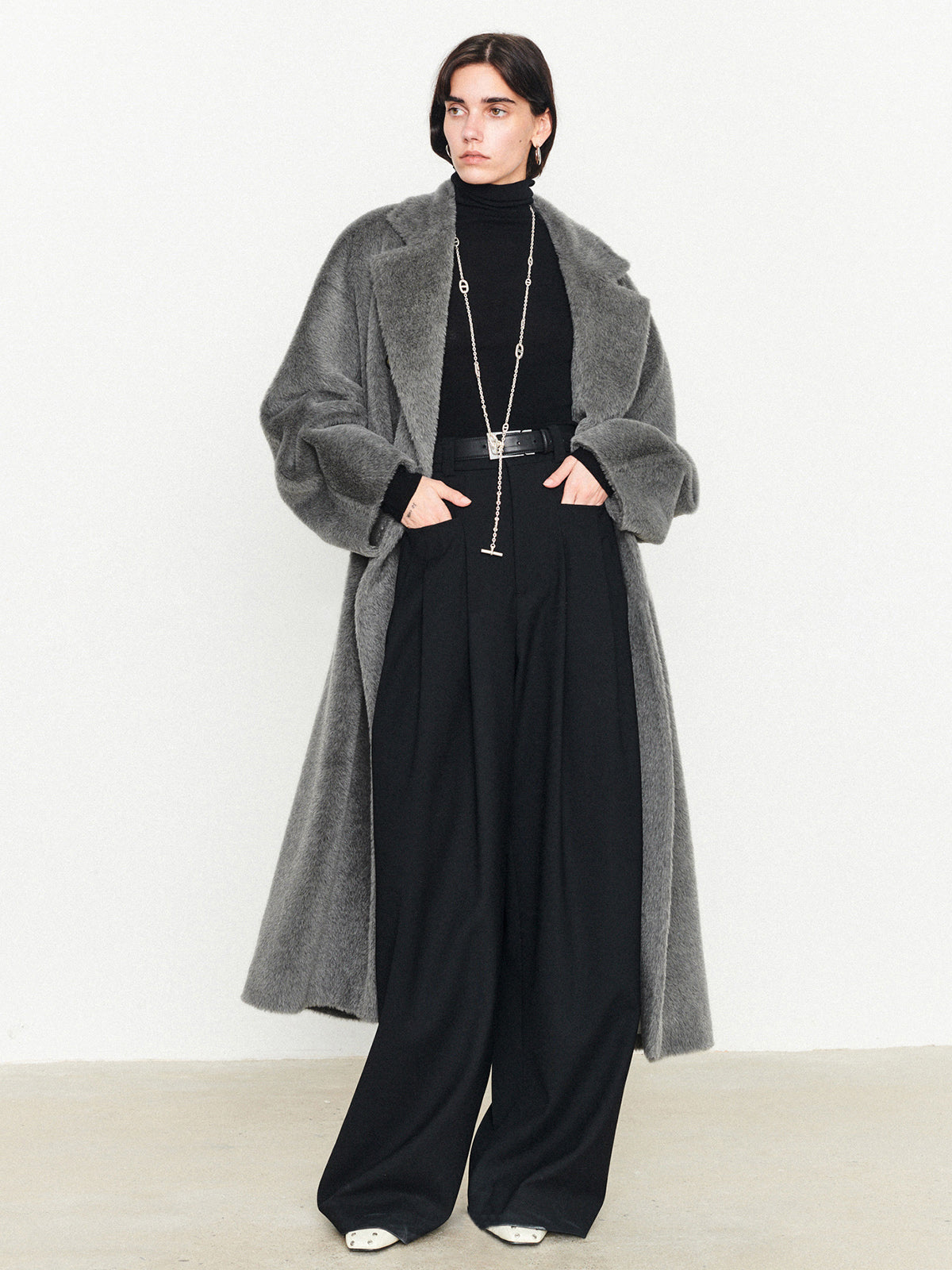 La Vie │ Manteau à col flou
