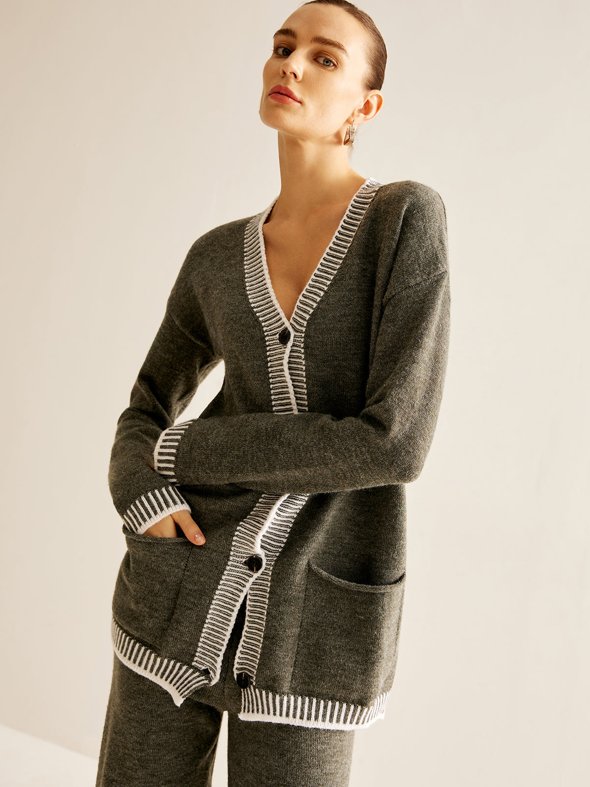La Vie │ Pull-over doux à bordures