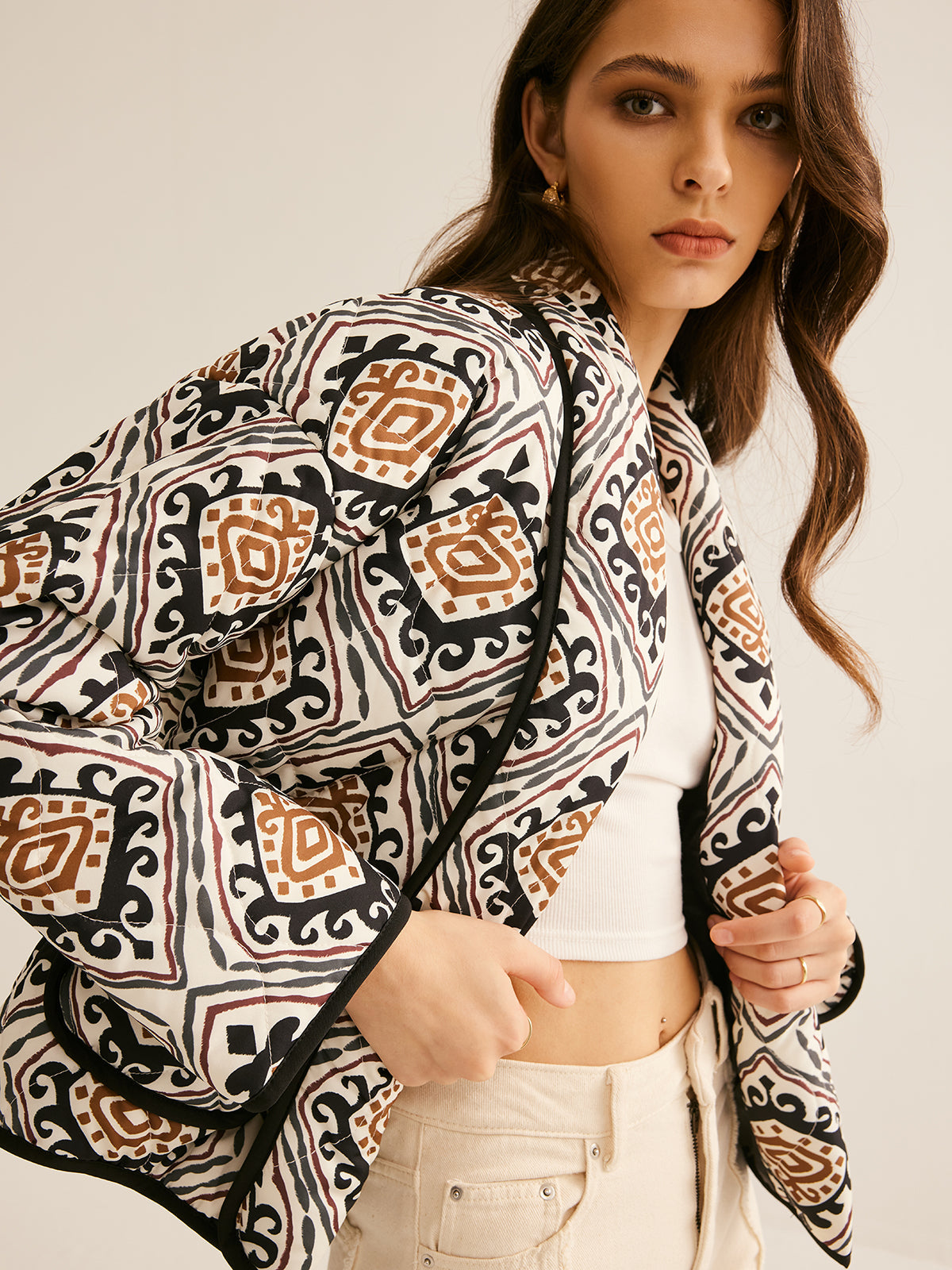 La Vie │ Manteau imprimé Boheme