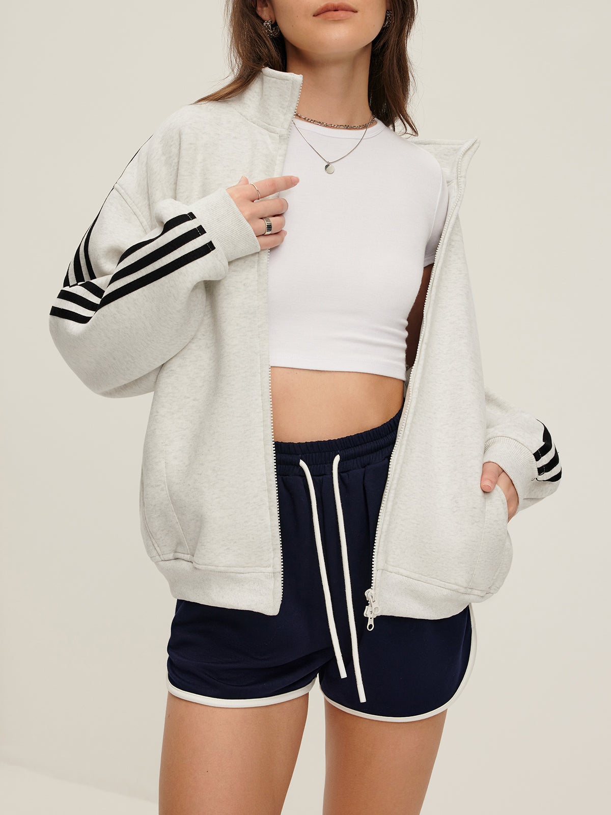 La Vie │ Veste double zippée